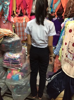 Áo sơ mi học sinh nữ