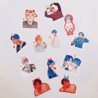 12 HÌNH DÁN STICKER BTS CỰC CUTE 😍