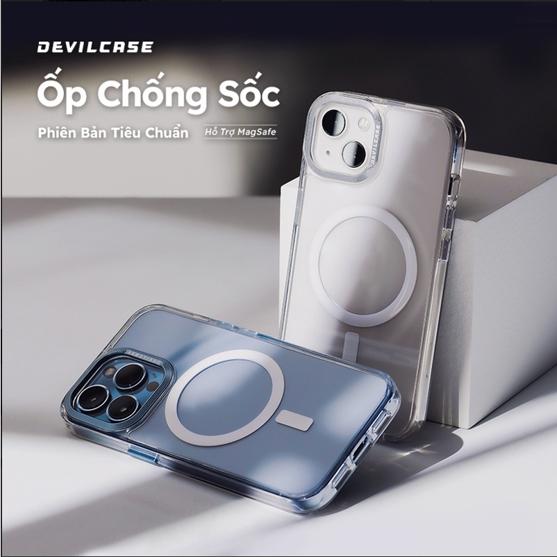 Ốp ĐT DEVILốp Phiên Bản Tiêu Chuẩn Hỗ trợ Sạc ko dây táo dành cho ĐT táo13/ĐT táo 13Pro/ĐT táo 13Pro Max -