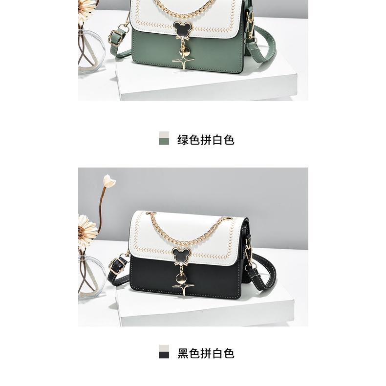 Túi Xách Da Cá Sấu Dáng Vuông Phong Cách Hàn Quốc Cho Nữ