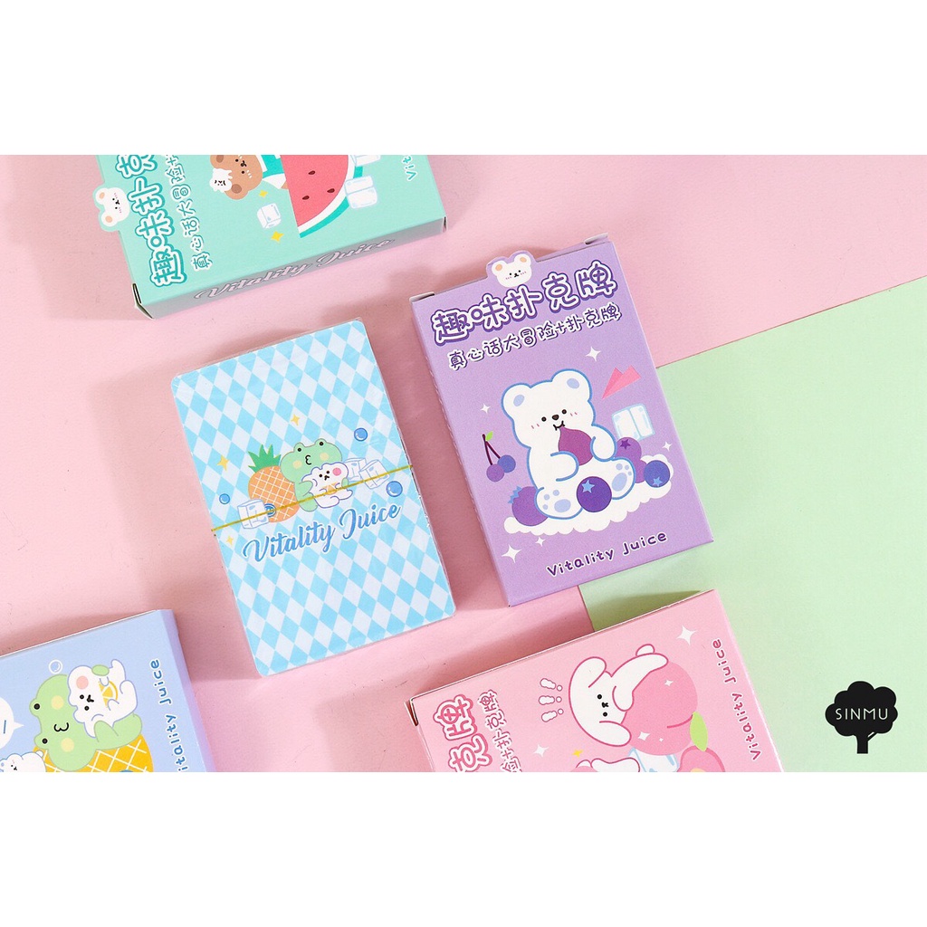 Bộ bài Tây poker mini tí hon.