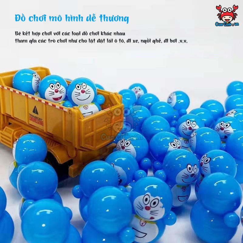[COMBO 5] Lật đật mini doraemon cho bé - đồ chơi squid game mini trò chơi con mực nhiều mẫu dễ thương trang trí để bàn
