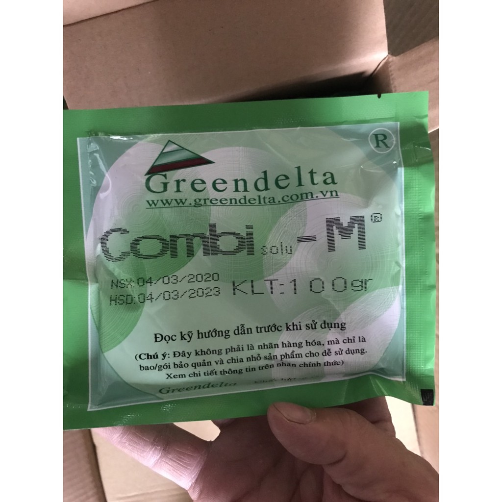Phân bón lá kali trung vi lượng Combi-M (gói 100gr)