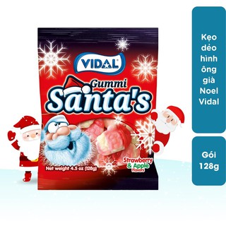 Kẹo dẻo hình ông già Noel Vidal 128g