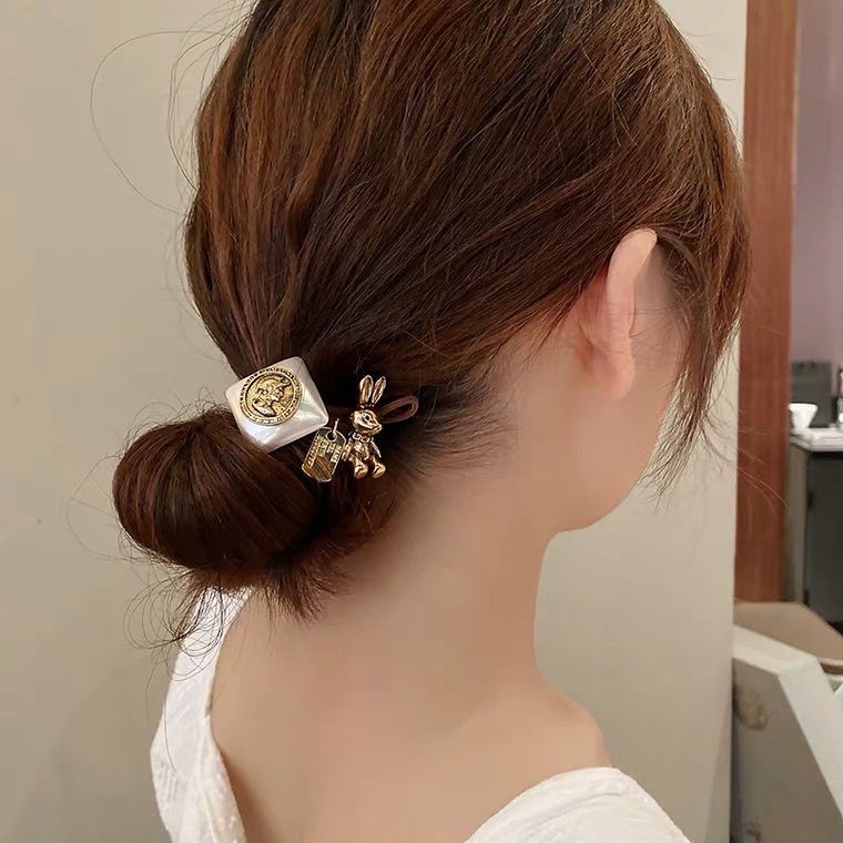 Dây Buộc Tóc Cao Su Hình Thỏ / Gấu Thời Trang 2022