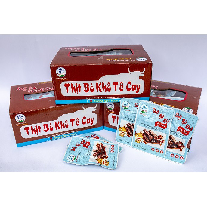 Thịt bò khô vị tê cay Hoàng Nam Food Combo 20 gói 12gram | BigBuy360 - bigbuy360.vn