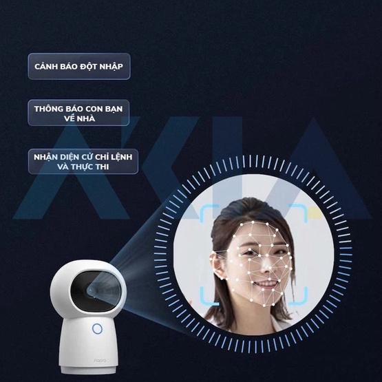 Camera Aqara G3 bản Quốc Tế CH-H03, xoay 360 độ chuẩn 2K, Nhận diện khuôn mặt, cử chỉ, tương thích Apple HomeKit