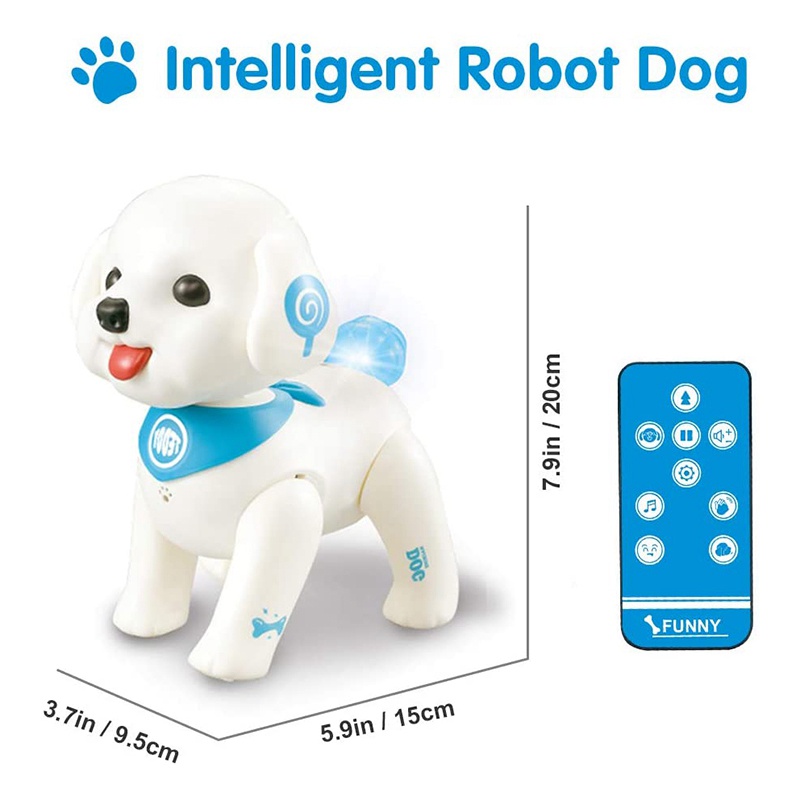Chó Robot Đồ Chơi Điều Khiển Từ Xa Thông Minh Cho Bé
