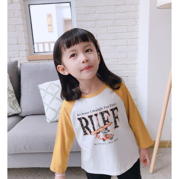 Áo thun dài tay Bé Trai , Bé Gái 27Kids chất cotton co giãn thấm hút mồ hôi tốt size 10-22 kg- [ hàng Quảng Châu loại 1]