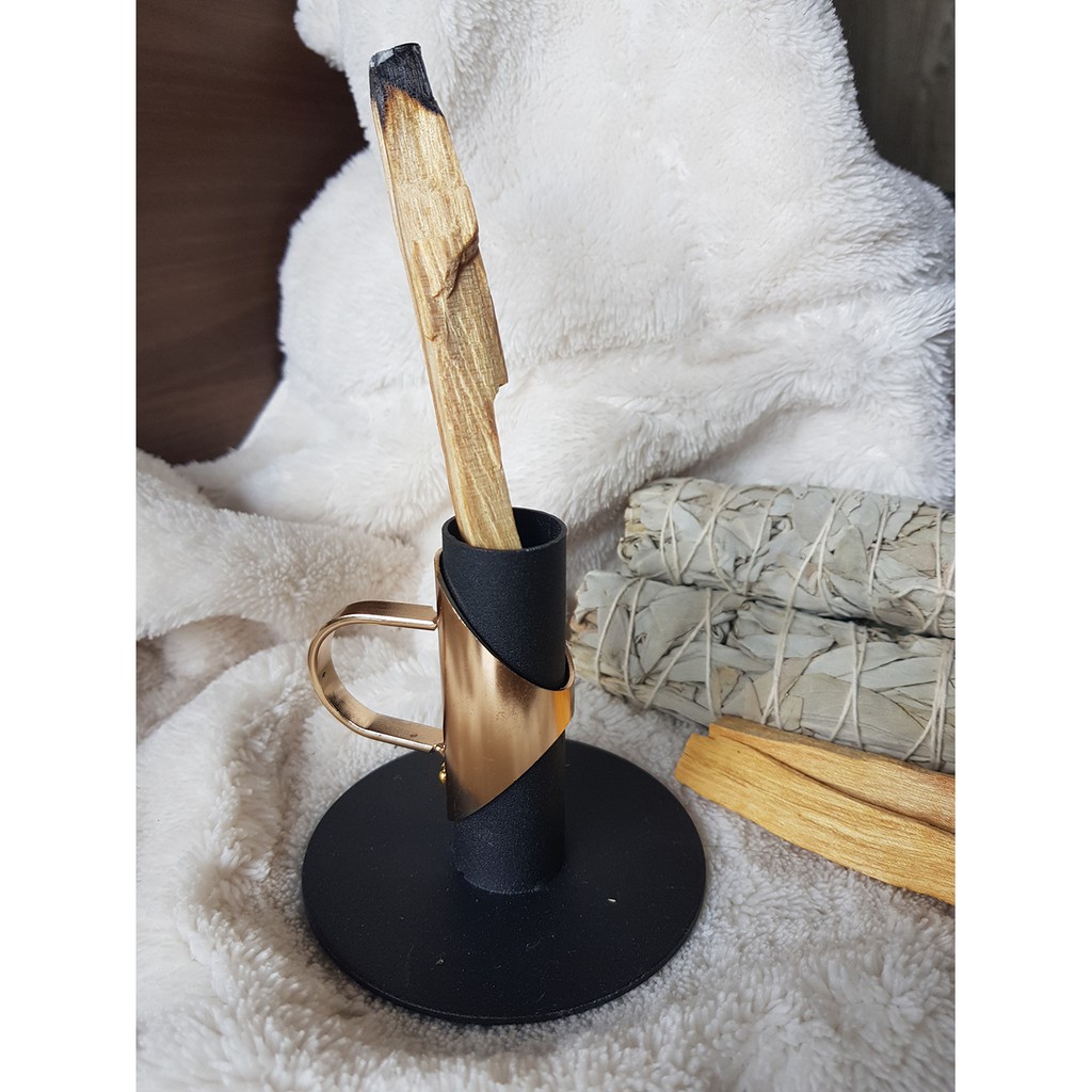 Chân đế đỡ gỗ Palo santo khi đốt Palo santo holder