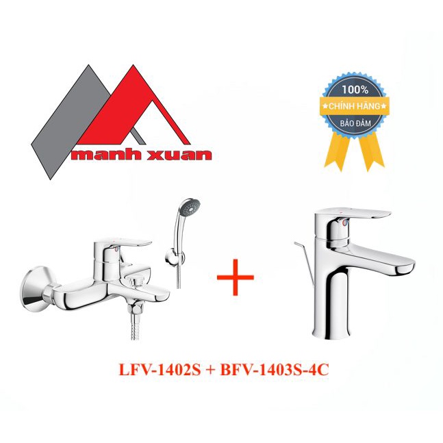 Combo trọn bộ INAX BFV-1403S-4C + LFV-1402S