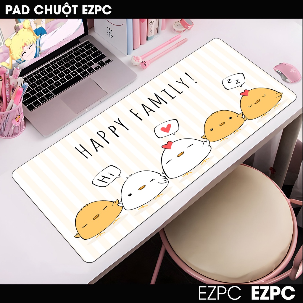 Miếng Lót Chuột, Pad Chuột Cỡ Lớn Cute | EZPC