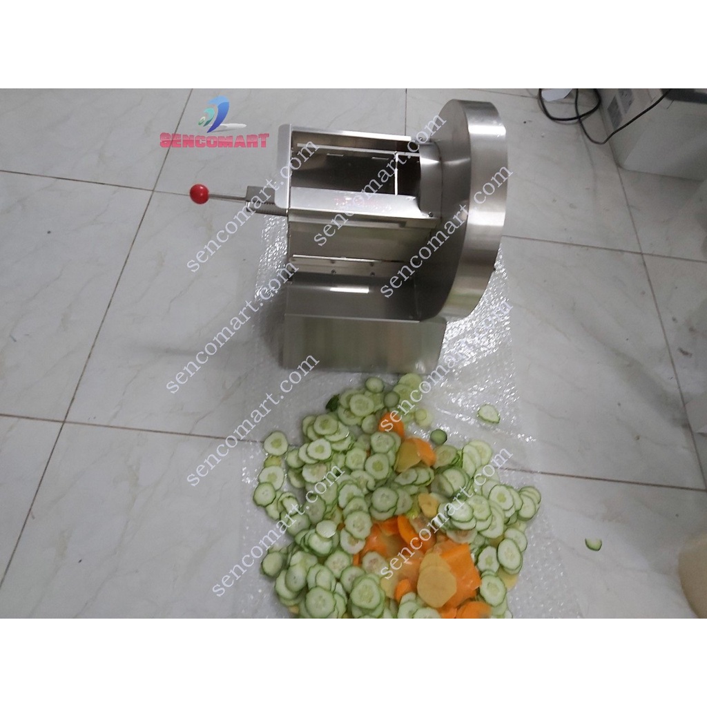 Máy thái lát củ quả làm bằng INOX CHỐNG HAN GỈ
