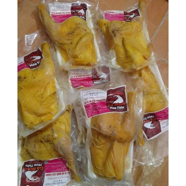 Gà ủ muối hoa tiêu - Ăn liền - 500GR