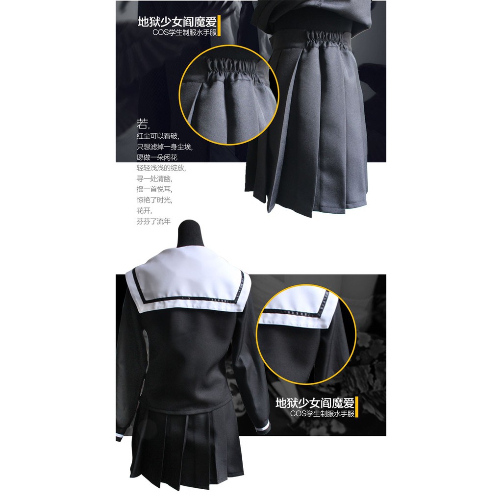 [order/không có sẵn] Trang phục đồ cosplay Emma Ai Jigoku shoujo cô gái đến từ địa ngục | BigBuy360 - bigbuy360.vn