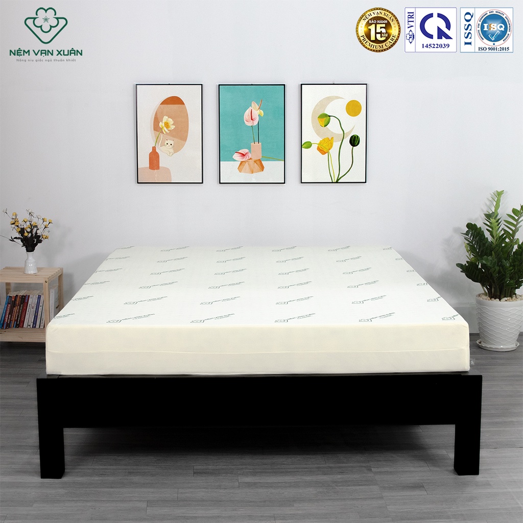 Nệm Cao Su Non Classic Vạn Xuân Êm Ái Siêu Đàn Hồi Thông Thoáng Thoải Mái Tạo Cảm Giác Êm Dịu Mát Mẻ Tốt Cho Xương Khớp