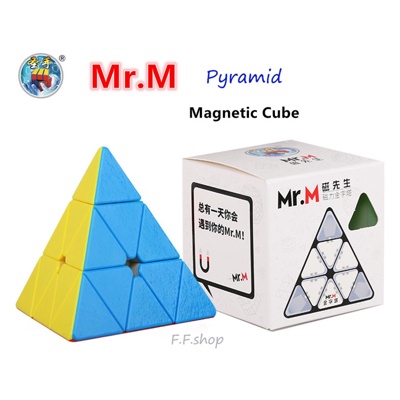 ShengShou Mr.M 3x3x3 Pyramid từ thi đồ chơi xếp hình Khối lập phương ma thuật 3X3 Speed Cube