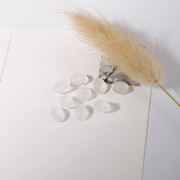 Set 50 hạt thủy tinh mịn phối màu hình giọt nước pha lê dùng làm vòng tay bông tai trang sức kẹp tóc thủ công 6x8mm