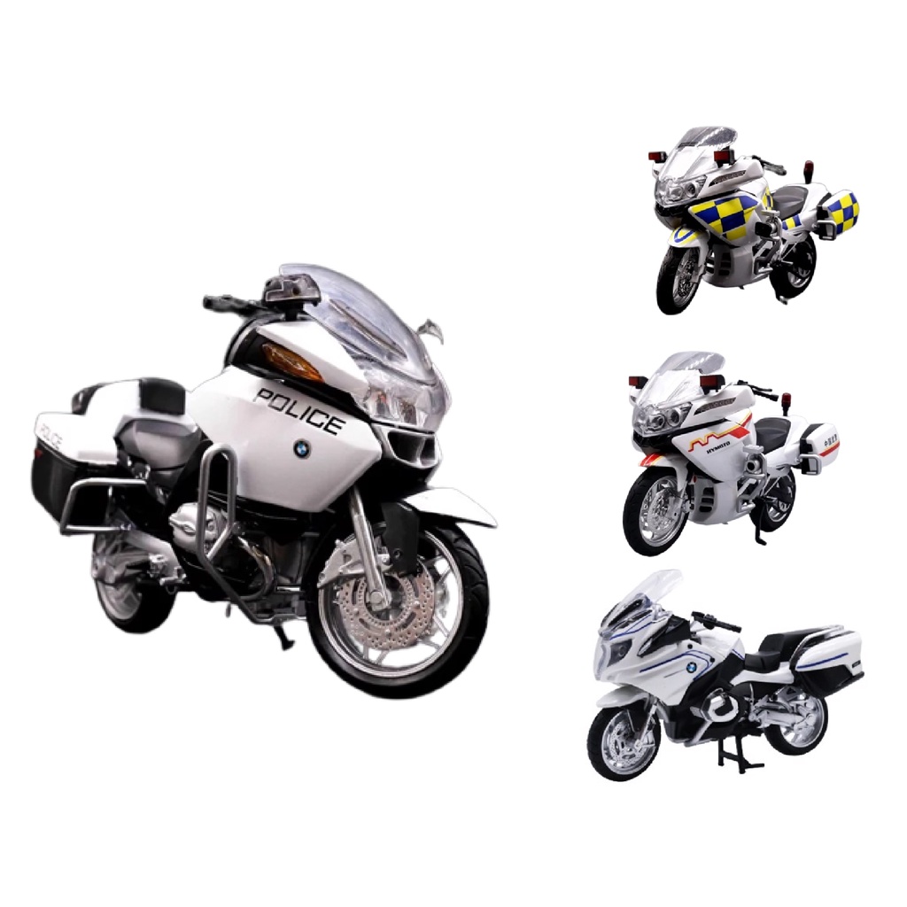 Mô hình Bmw r 1200rt - r 1250rt - p police 1:12 Huayi Alloy