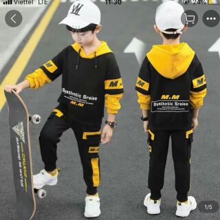 Bộ da cá cho bé size nhỡ