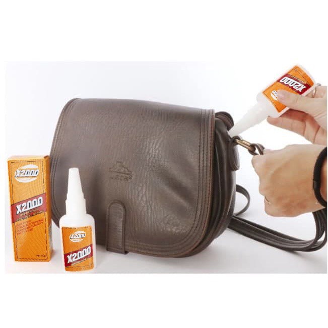 Keo Dán X2000 Siêu Dính, Keo Dán Đa Năng Dán Gỗ, Thủy Tinh, Dán Nhựa An Toàn Với Da Tay