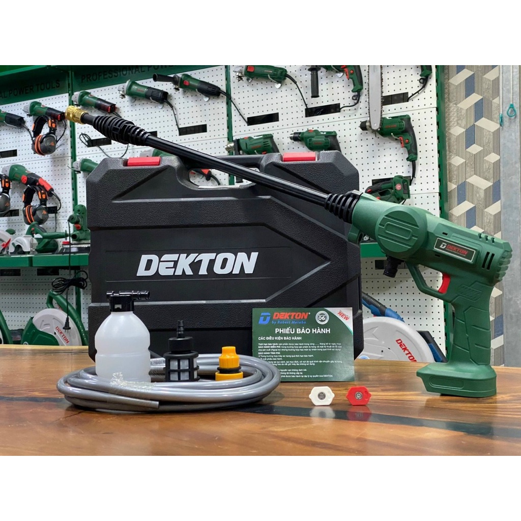 MÁY RỬA XE PIN  4L/PHÚT  DEKTON M21-CW4000- HÀNG CHÍNH HÃNG