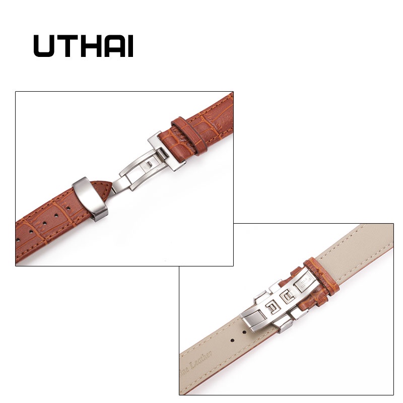 Dây Đeo Bằng Da 18Mm 20mm 22mm 12mm-24mm Cho Đồng Hồ Đeo Tay