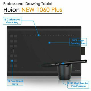 Bảng vẽ đồ họa Huion 1060 plus 8192 lực nhấn