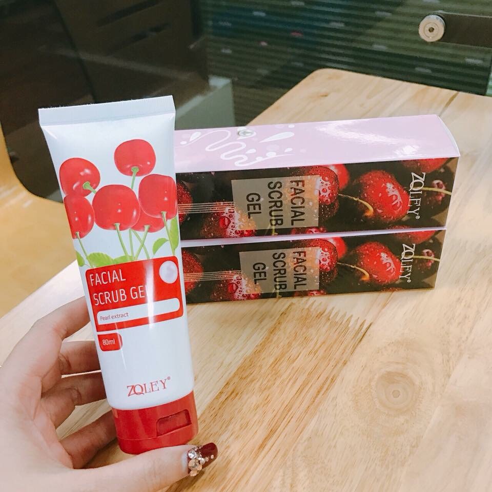 [sale khô máu Tẩy tế bào chết da mặt Cherry Zoley 80ml | BigBuy360 - bigbuy360.vn
