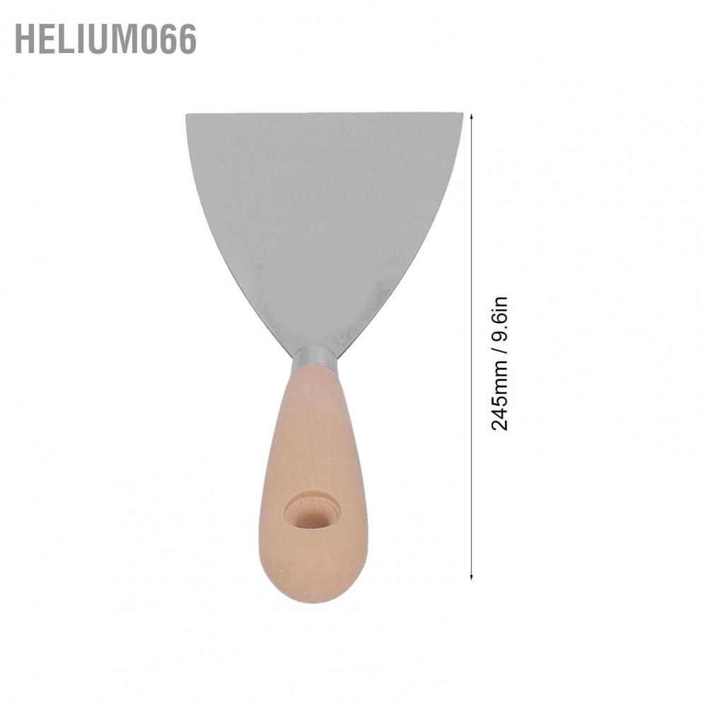 Helium066 4 cái Dụng cụ nạo dao bằng thép không gỉ Spackle Knife kim loại cạo để thạc