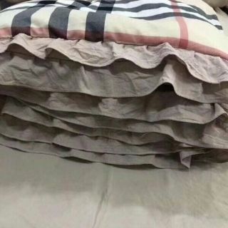 trọn bộ chăn ga gối kẻ burberry