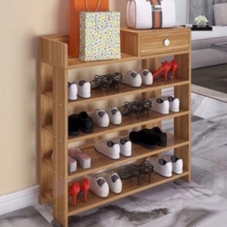 Tủ giày gỗ, Kệ để giày dép gỗ 5 tầng sang trọng