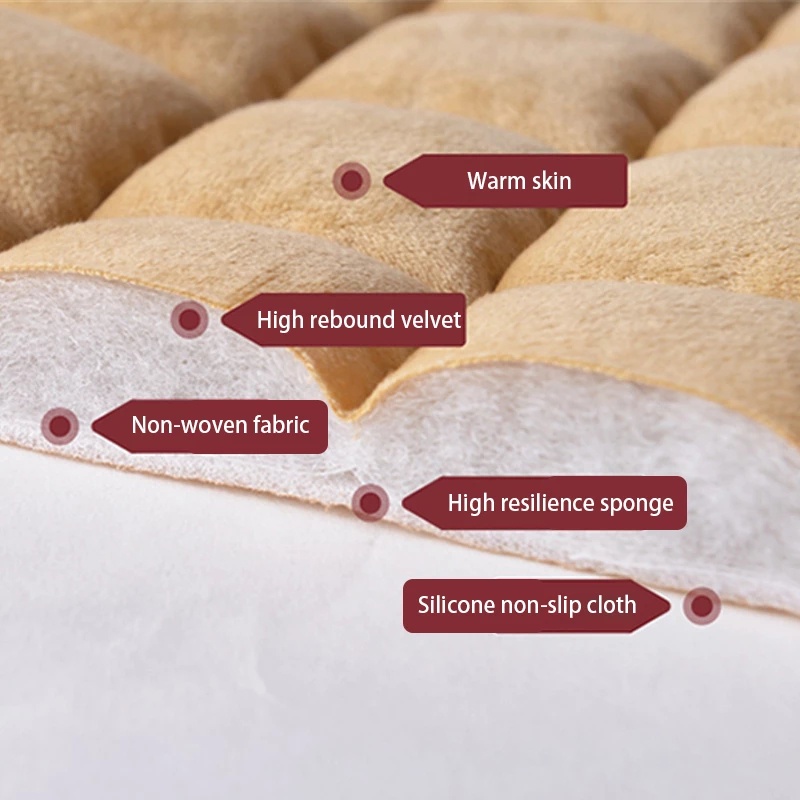 1 Vỏ Bọc Ghế Ngồi Xe Hơi Chống Trượt Giữ Ấm Mùa Đông