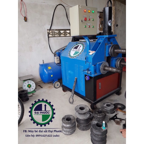 Máy uốn ống 3 trục thuỷ lực phi 114