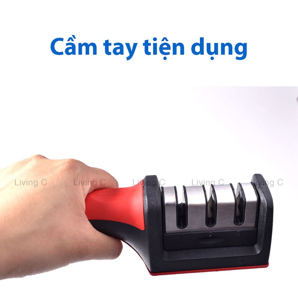 Dụng Cụ MÀI DAO Kéo Nhiều CẤP ĐỘ Cầm Tay - Mài Dao Nhanh Sắc Bén Siêu Tiện Lợi