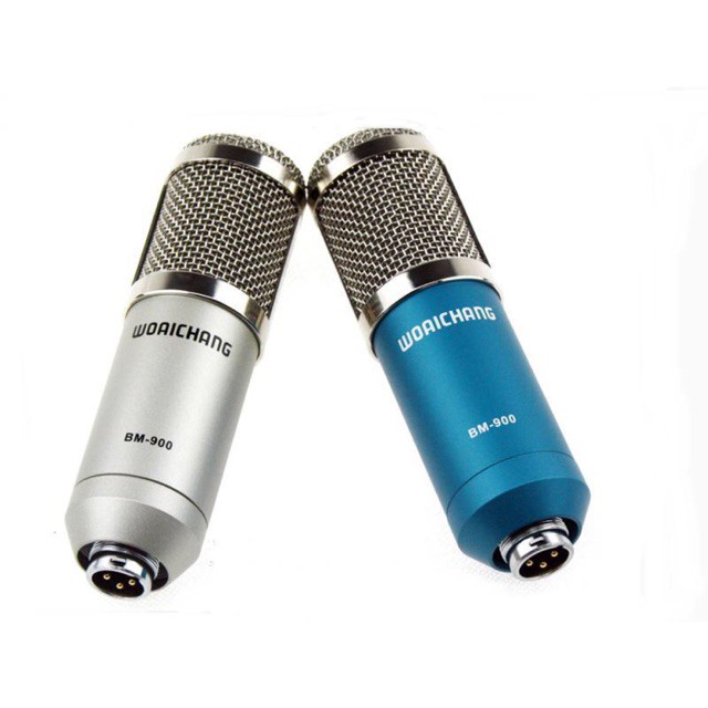 Combo mic waichang BM900- chân kẹp- màng lọc BH 6 tháng đổi mới