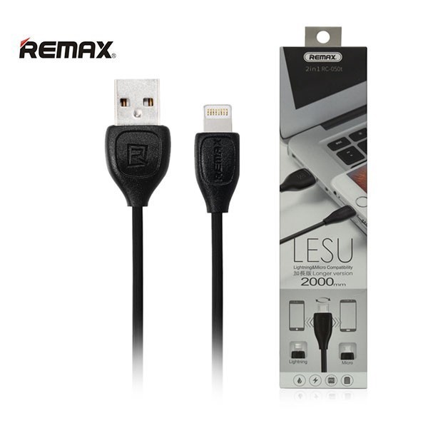 Cáp sạc iPhone iPad Remax Lesu RC-050i - BH 3 tháng - Hưng Long PC