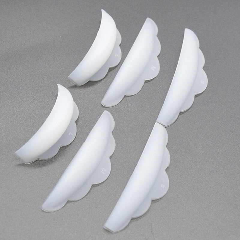 [Hàng mới về] 6 Phụ kiện hỗ trợ uốn và nâng mi bằng silicon tiện dụng