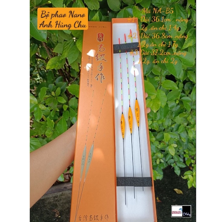 Combo Hộp Phao Câu Đài Ngày Kèm Lưỡi Câu Đôi Cao Cấp PCC01 - Sanami Fishing