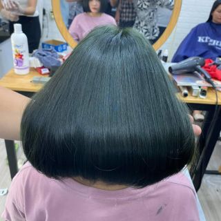 (XANH RÊU)THUỐC NHUỘM TÓC (TẶNG KÈM DUNG DỊCH trợ nhộm)