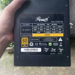 Nguồn máy tính Rosewill Photon 1200W 80 Plus Gold