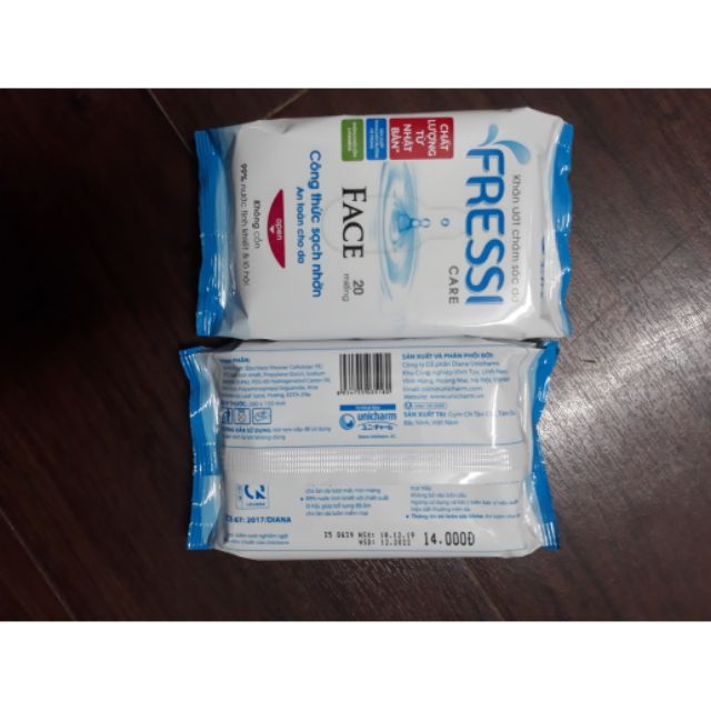 Khăn ươt Fressi Face ( goi 20m)