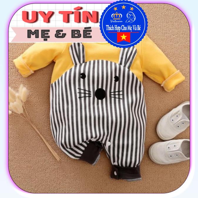 BodySuit giáng sinh noel cho bé,áo liền thân chuột vàng cho bé gái và bé trai vô cùng phong cách ngộ nghĩnh(2208),Aiueo.