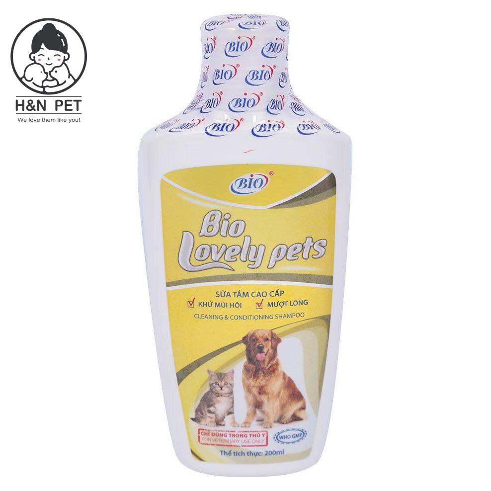 Sữa Tắm Dầu Tắm 4 Loại Care Derma Jolie Lovely Pets Bio dung tích 150ml HN PET