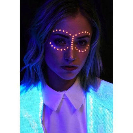 Màu vẽ phản quang dạng neon trang điểm độc đáo /vẽ body painting an toàn trên da/ vẽ hóa trang Halloween