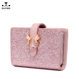 Ví Đựng Thẻ Mini Sequin Hồng Đôi Chim JUST STAR DU070674-04