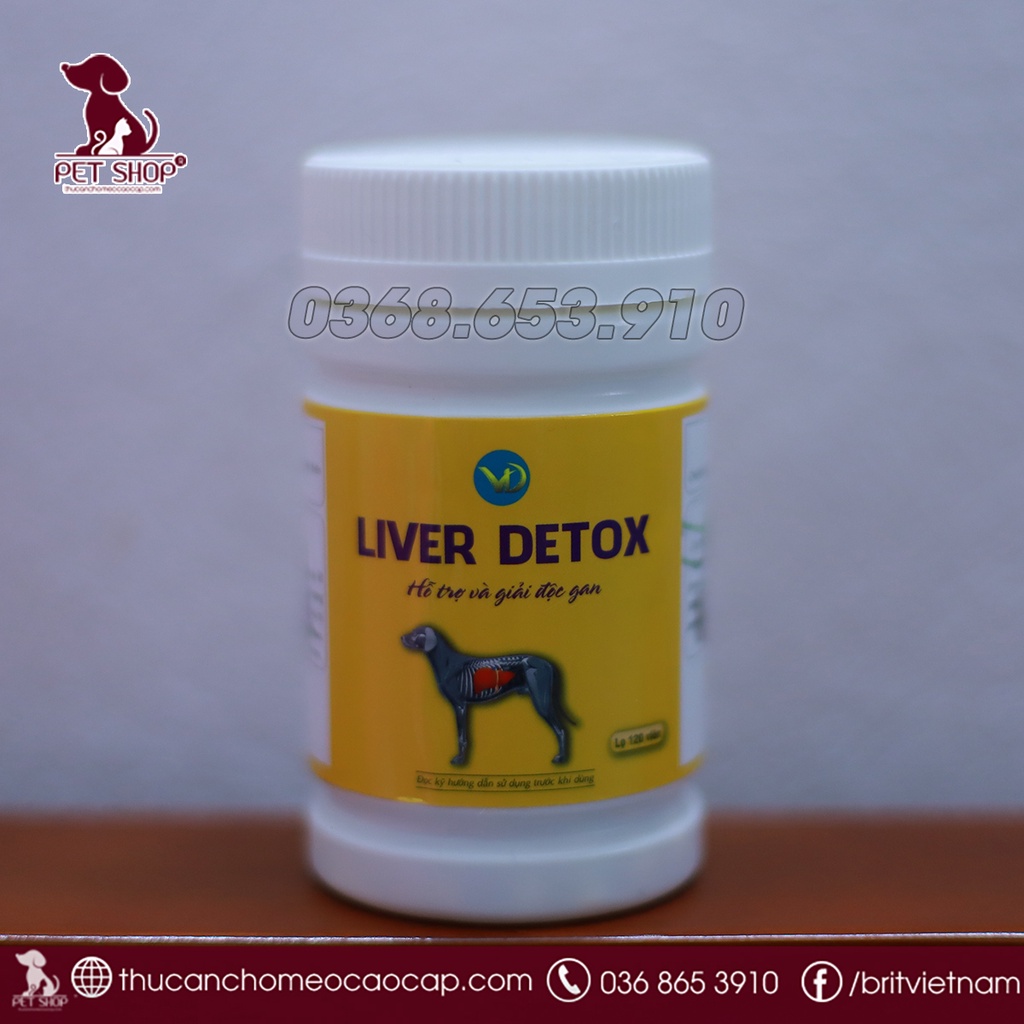 Giải Độc Gan Cho Chó Liver Detox VD
