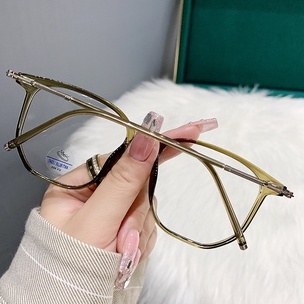 Kính Chống Ánh Sáng Xanh TR90 Phong Cách Retro Cho Nam