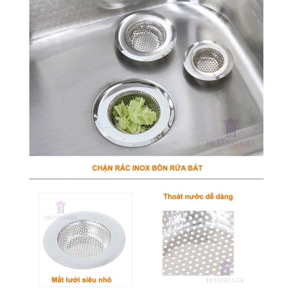 Nắp bịt cống thoát sàn nhà tắm bằng lưới inox thoát nhanh, chặn tóc, lọc rác, chống tắc hiệu quả