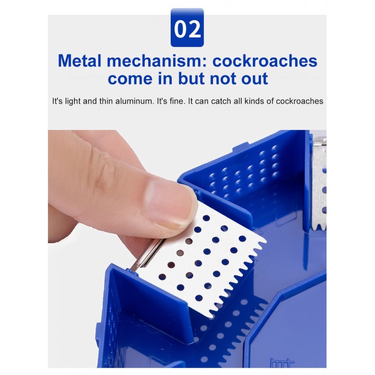 ⭐TRONG KHO Duy Nhất-Hai Lớp Hai lớp Sáu-cửa lớn phiên bản nâng cấp với bìa snap-on gián bẫy vật lý bẫy⭐Cocomall12